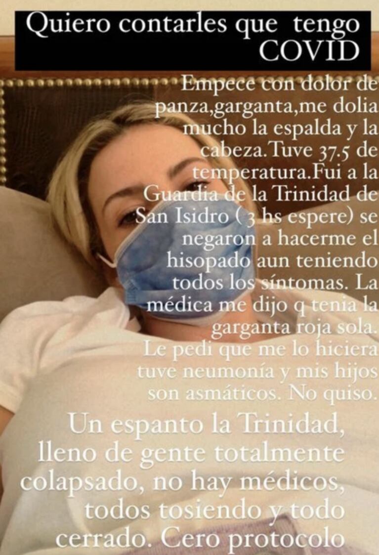 Lola Bezerra contó que tiene coronavirus y relató cómo se siente: "Estoy aislada con mis hijos"