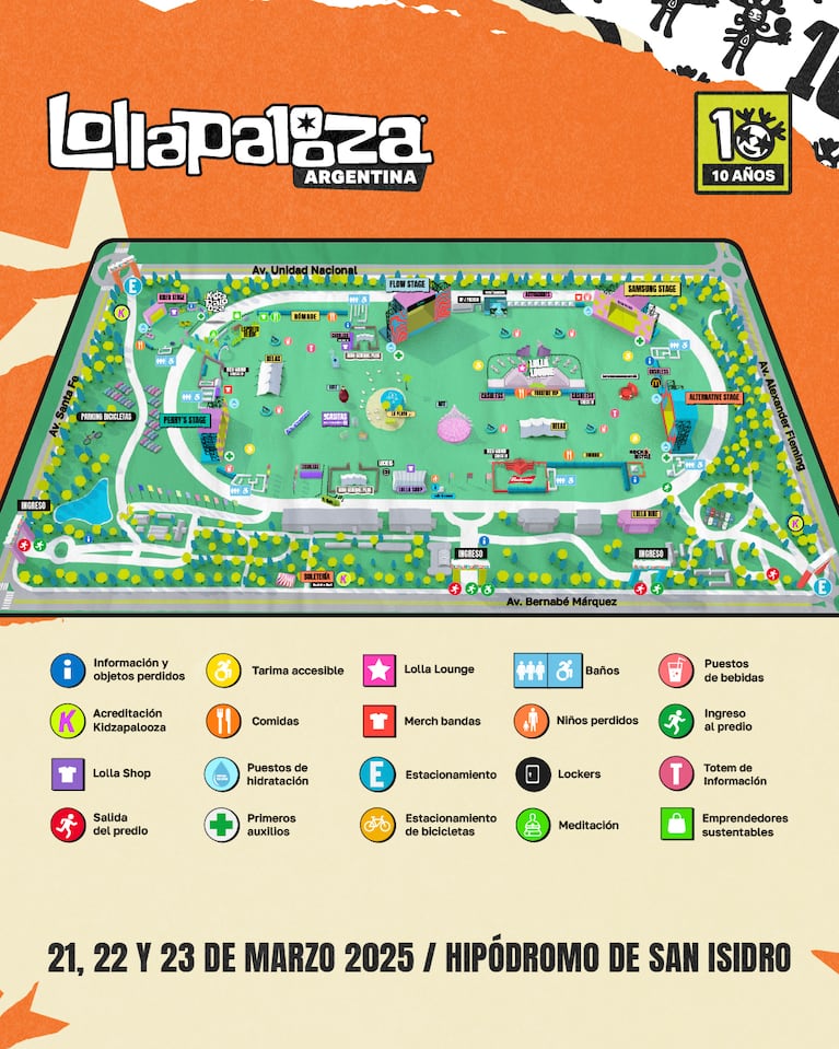 Lollapalooza Argentina 2025: todo lo que tenés que saber para disfrutar del festival