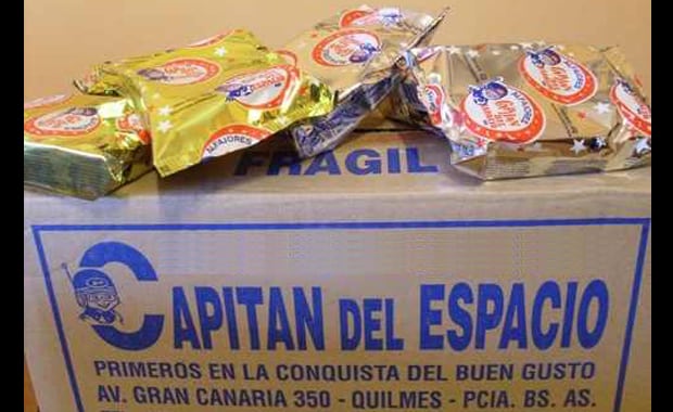 Los alfajores Capitán del Espacio. (Foto: Web)