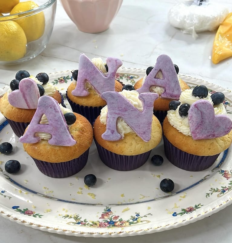 Los cupcakes de Andrea inspirándose en su hija.