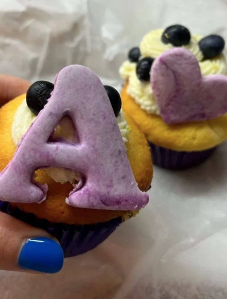 Los cupcakes de Andrea inspirándose en su hija.