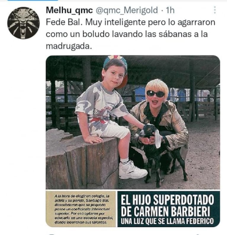 Los desopilantes memes tras el escándalo por la separación de Federico Bal y Sofía Aldrey