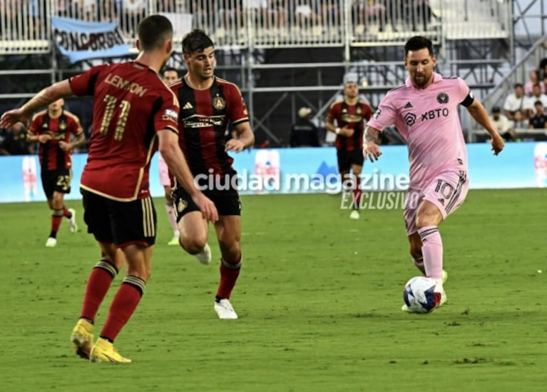 Los emotivos festejos de Antonela Roccuzzo y sus hijos por los goles de Messi en Miami 