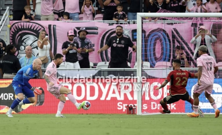 Los emotivos festejos de Antonela Roccuzzo y sus hijos por los goles de Messi en Miami 