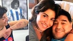 Los emotivos tatuajes que Gianinna Maradona se hizo en honor a Diego.