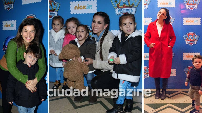 Los famosos coparon el teatro con sus hijos. Fotos: Movilpress