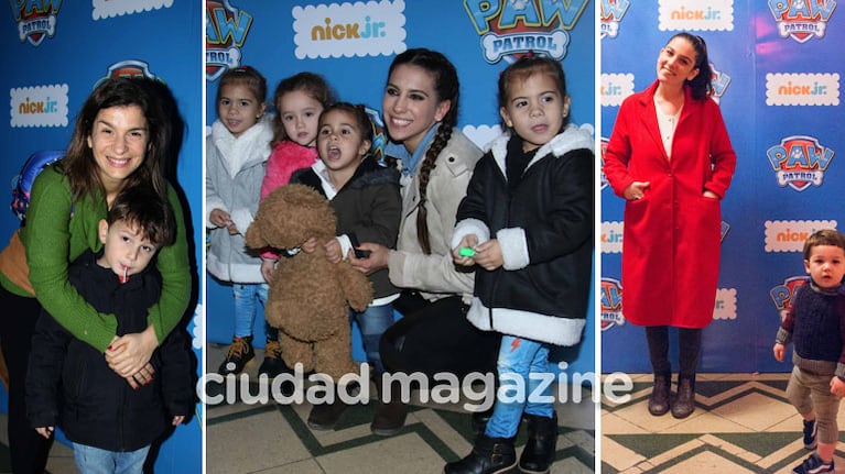 Los famosos coparon el teatro con sus hijos. Fotos: Movilpress