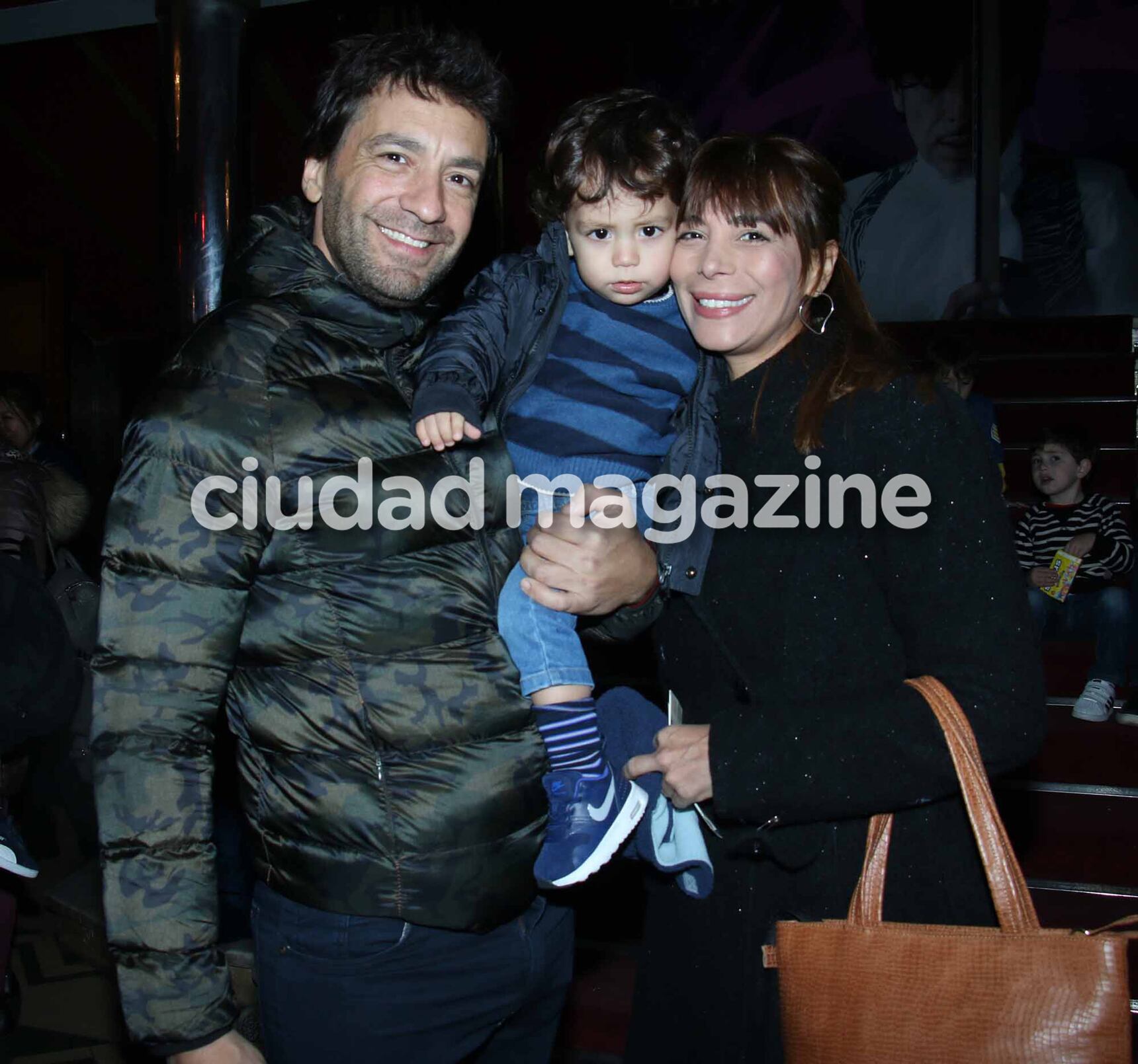 Los famosos coparon el teatro con sus hijos. Fotos: Movilpress