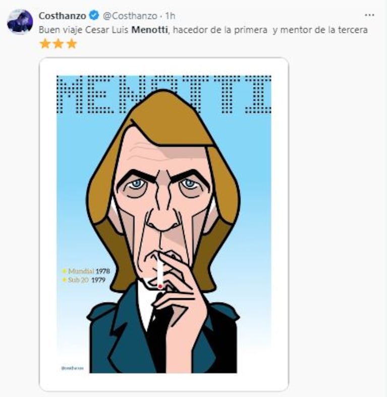 Así Despidieron Los Famosos A César Luis Menotti Que Murió A Los 85 Años Ciudad Magazine