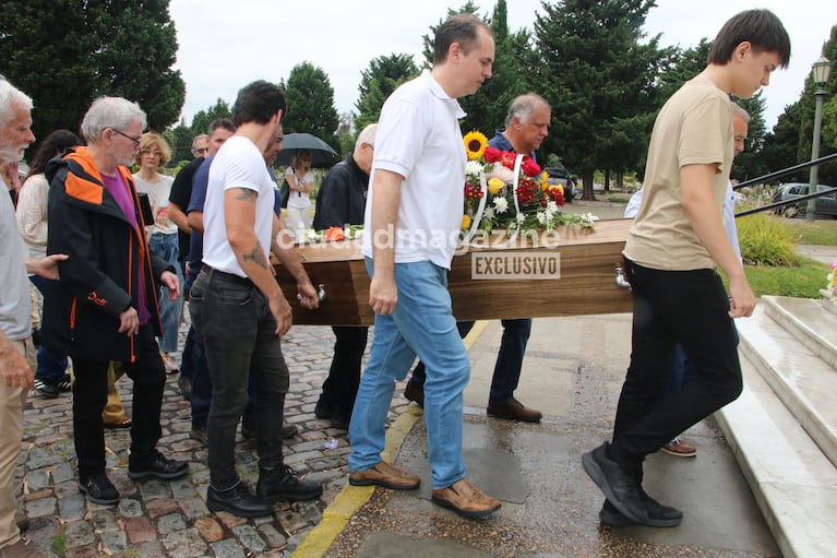 Los famosos despidieron a María Socas (Foto: Movilpress).