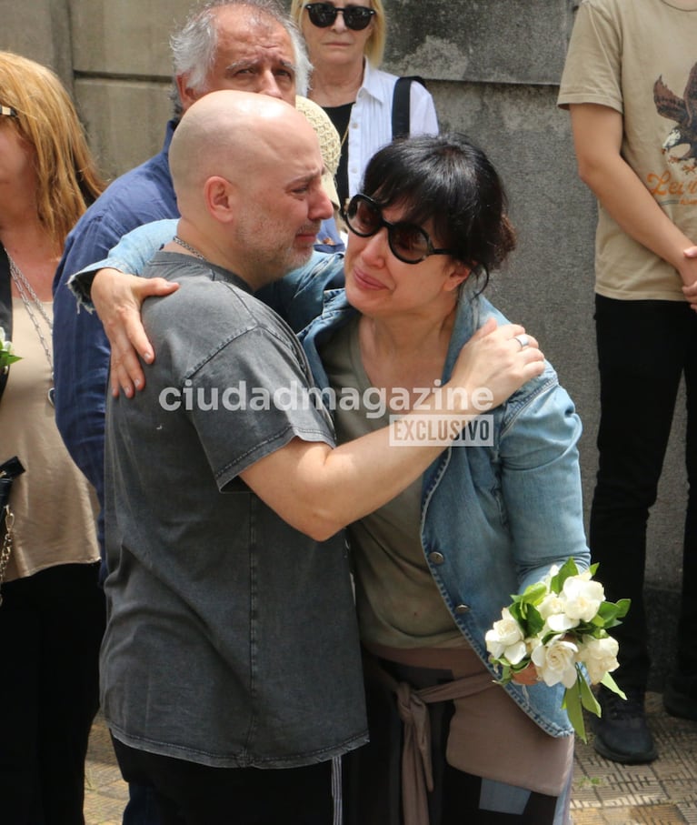 Los famosos despidieron a María Socas (Foto: Movilpress).