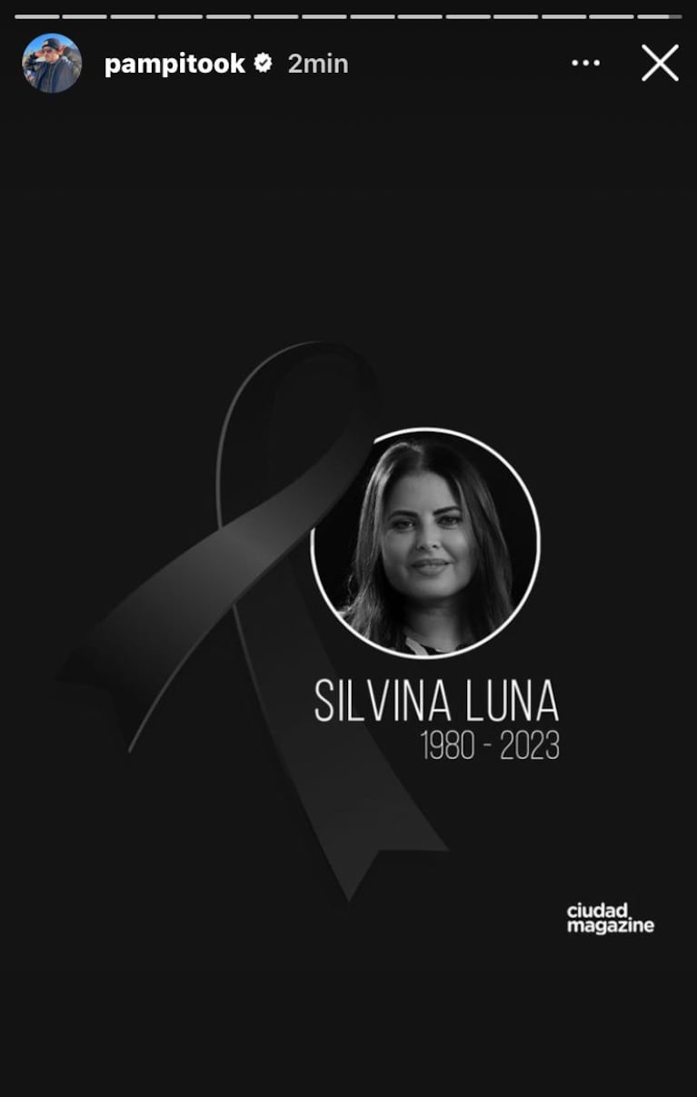 Los famosos despidieron a Silvina Luna