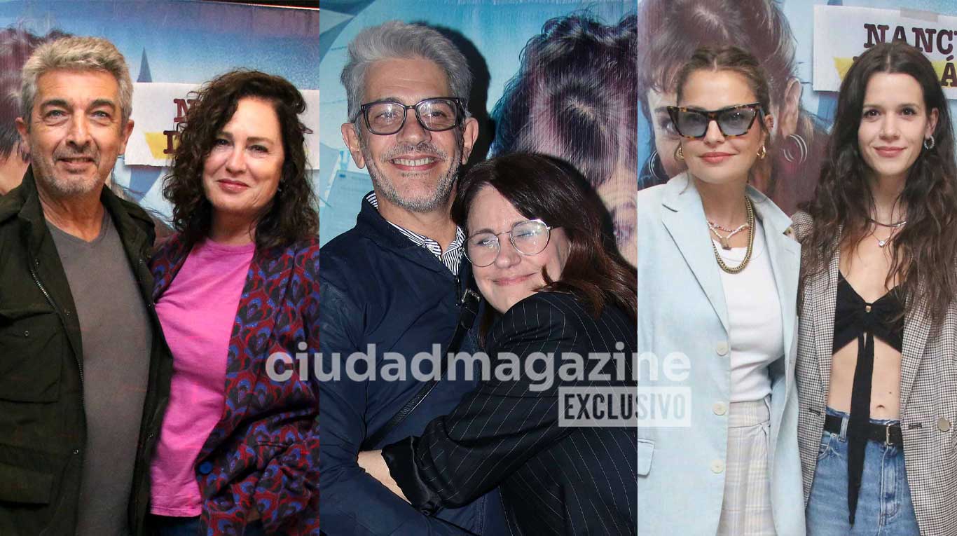 Los famosos en el estreno de Exit. (Foto: Movilpress)