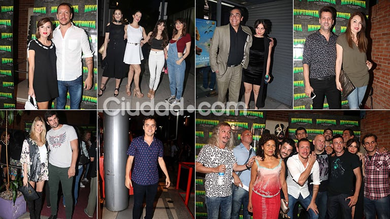 Los famosos en el estreno de Kryptonita, la película. Fotos: Movilpress-Ciudad.com.