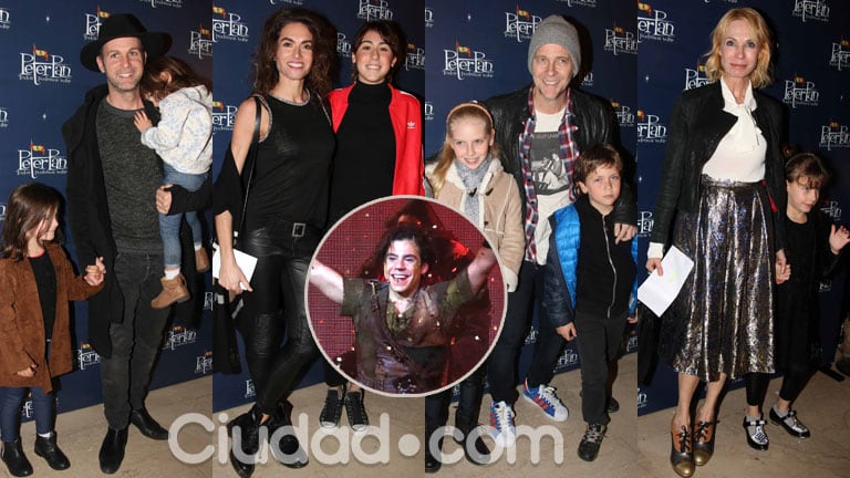 Los famosos en el estreno de Peter Pan, todos podemos volar (Fotos: Movilpress). 