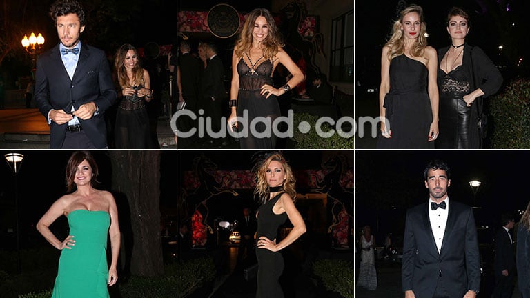 Los famosos en el evento top del jueves por la noche. Fotos: Movilpress.