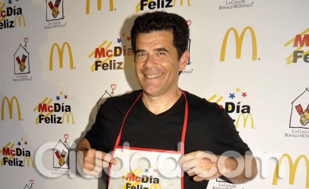 Los famosos en el Mc Día Feliz. (Foto: Jennifer Rubio - Ciudad.com)