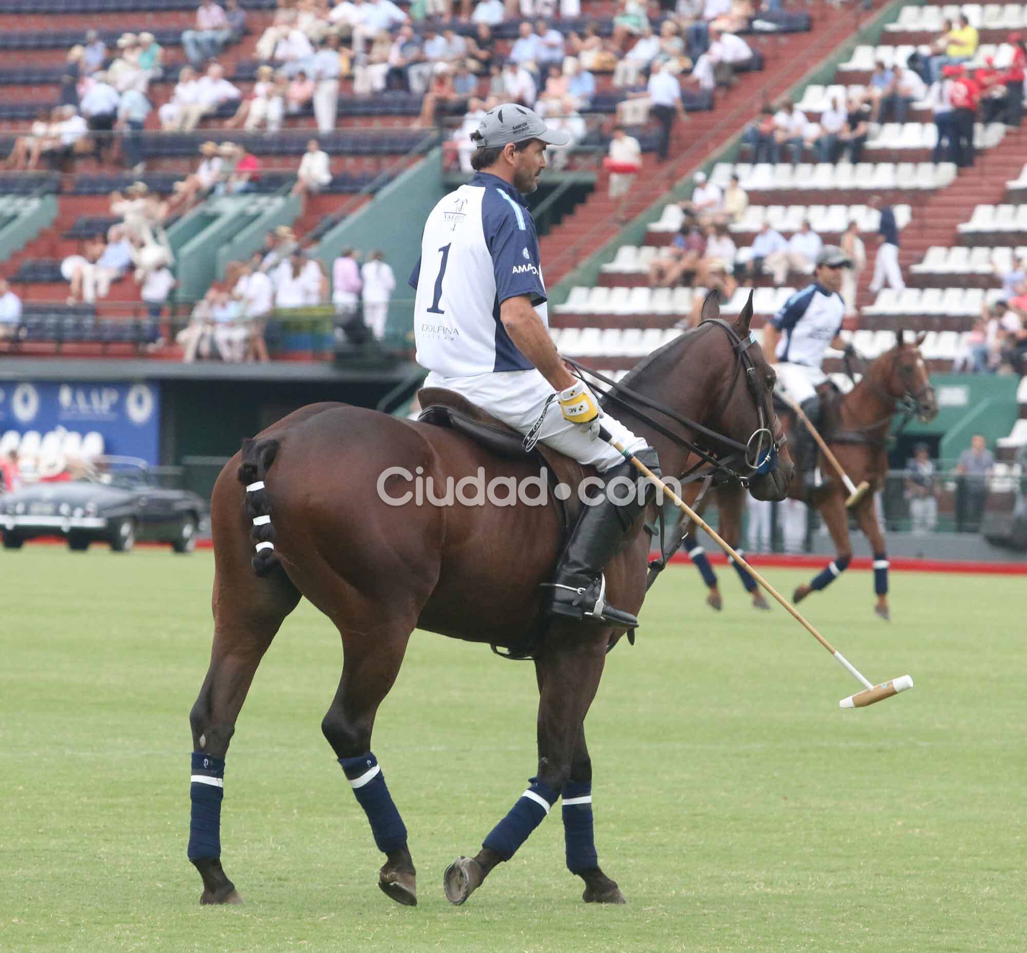 Los famosos en el triunfo de La Dolfina en el Abierto de Palermo. Foto: Movilpress