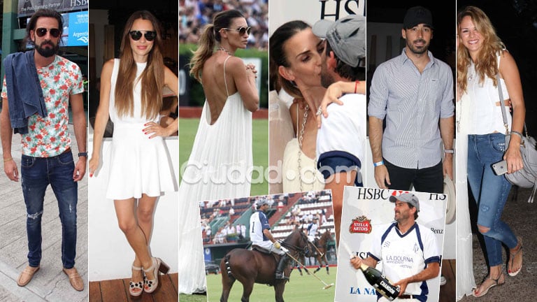 Los famosos en el triunfo de La Dolfina en el Abierto de Palermo. Foto: Movilpress