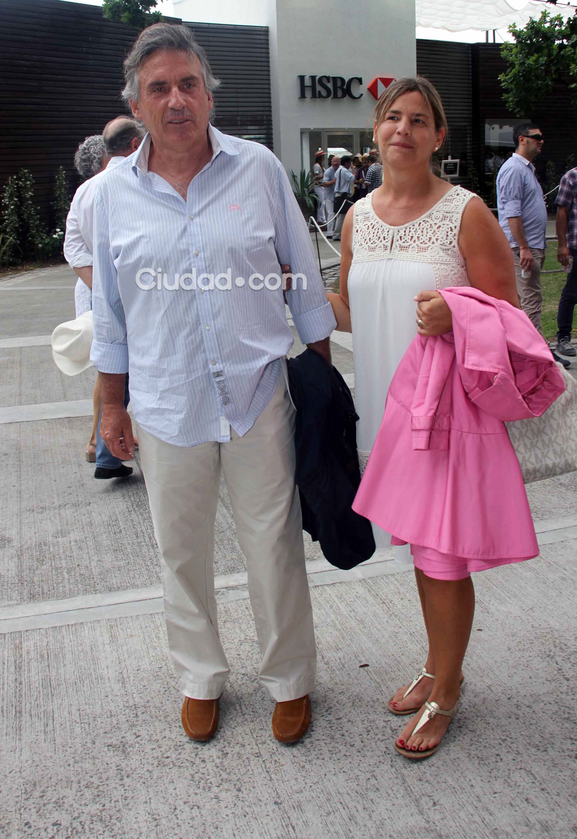 Los famosos en el triunfo de La Dolfina en el Abierto de Palermo. Foto: Movilpress