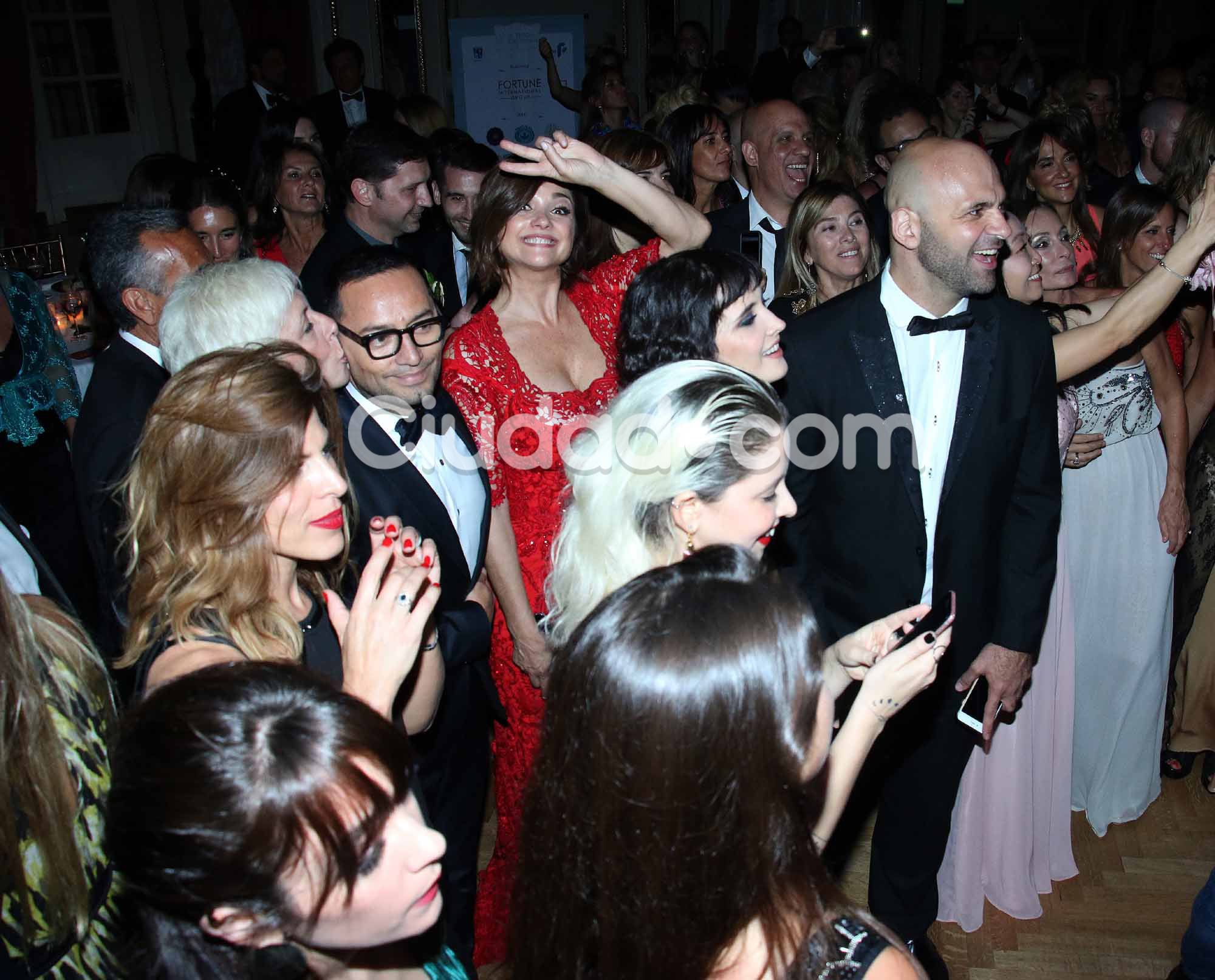 Los famosos en la gala benéfica de Araceli González para Pilares de esperanza. Foto: Movilpress