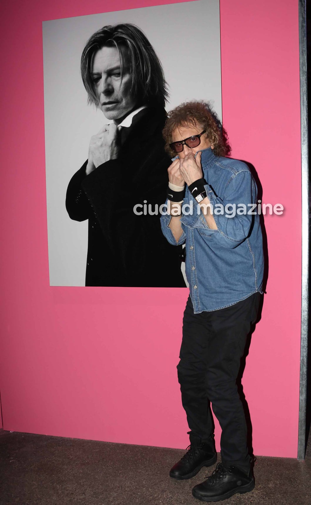 Los famosos en la inauguración de la exposición de Mick Rock (Fotos: Movilpress).