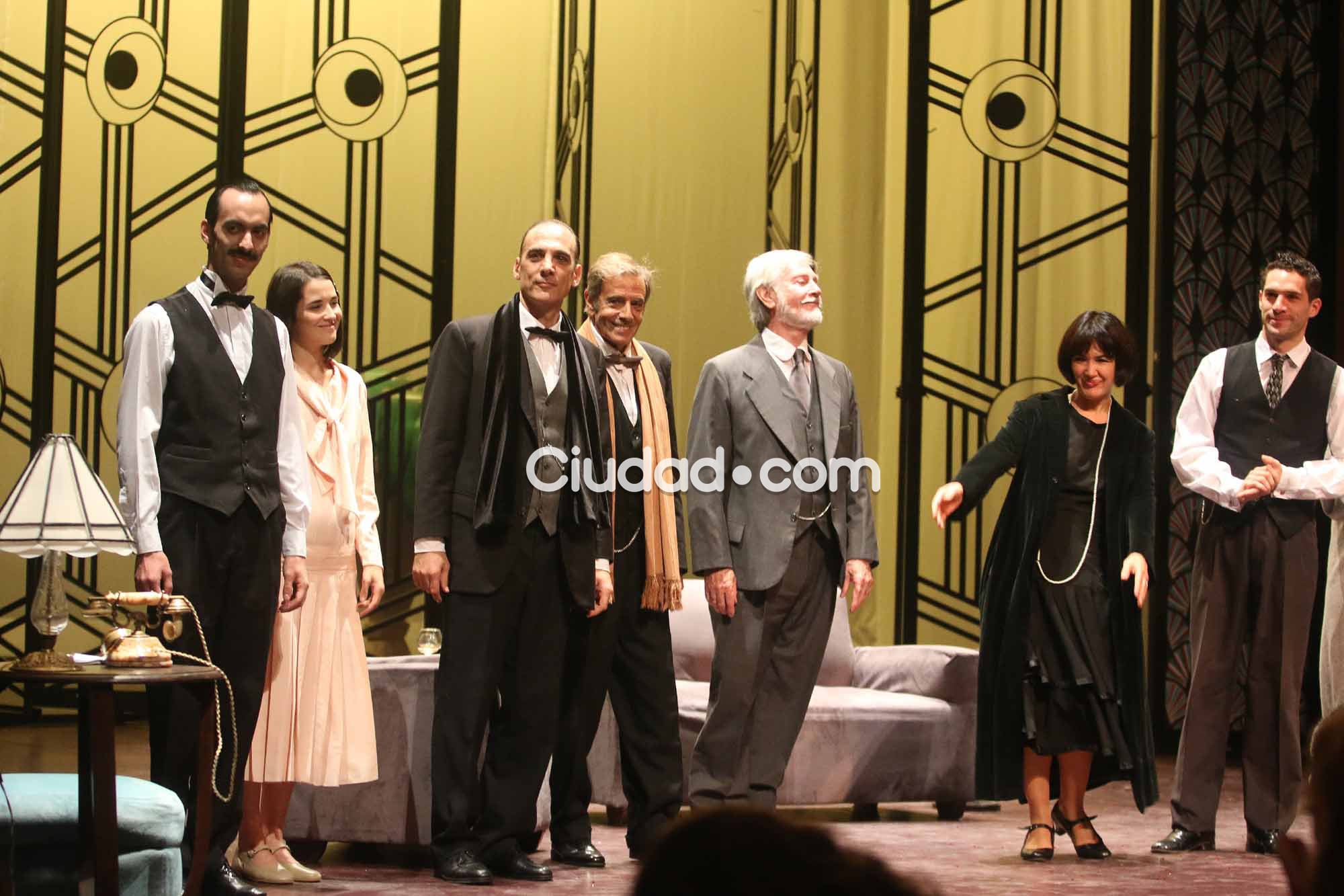 Los famosos en la reposición de Gigoló (Foto: Movilpress)