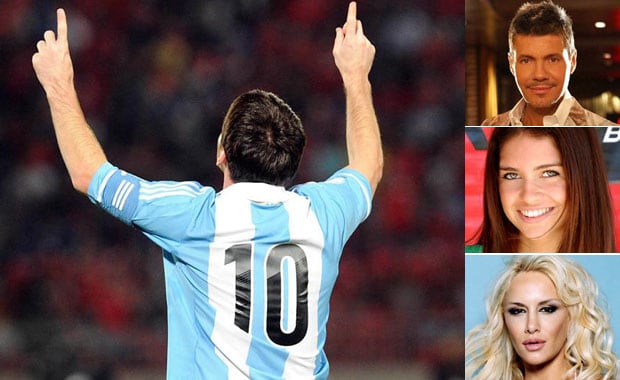 Los famosos festejaron el gol de Messi en Twitter. (Fotos: Web)