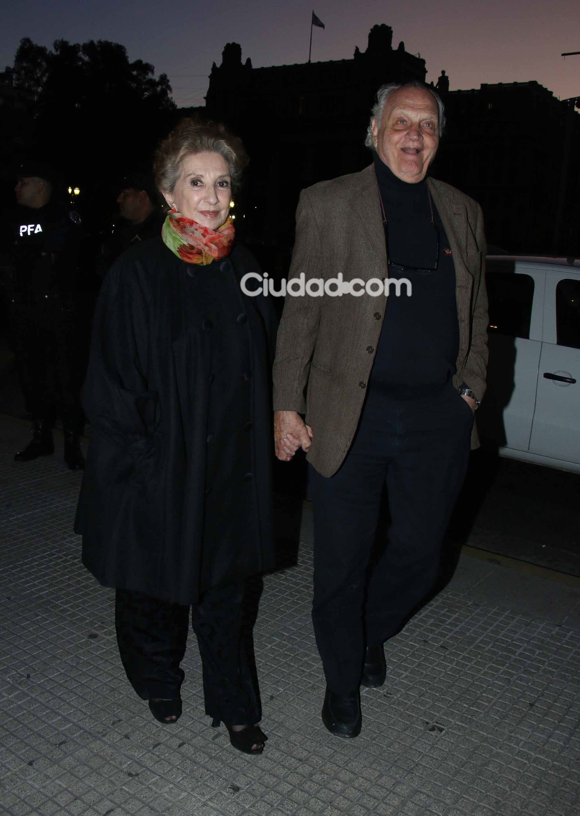 Los famosos fueron a ver a Al Pacino al Teatro Colón (Foto: Movilpress)