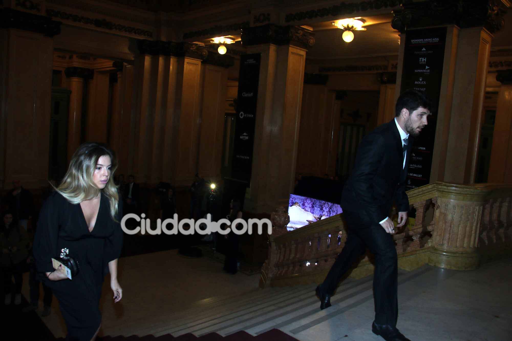 Los famosos fueron a ver a Al Pacino al Teatro Colón (Foto: Movilpress)