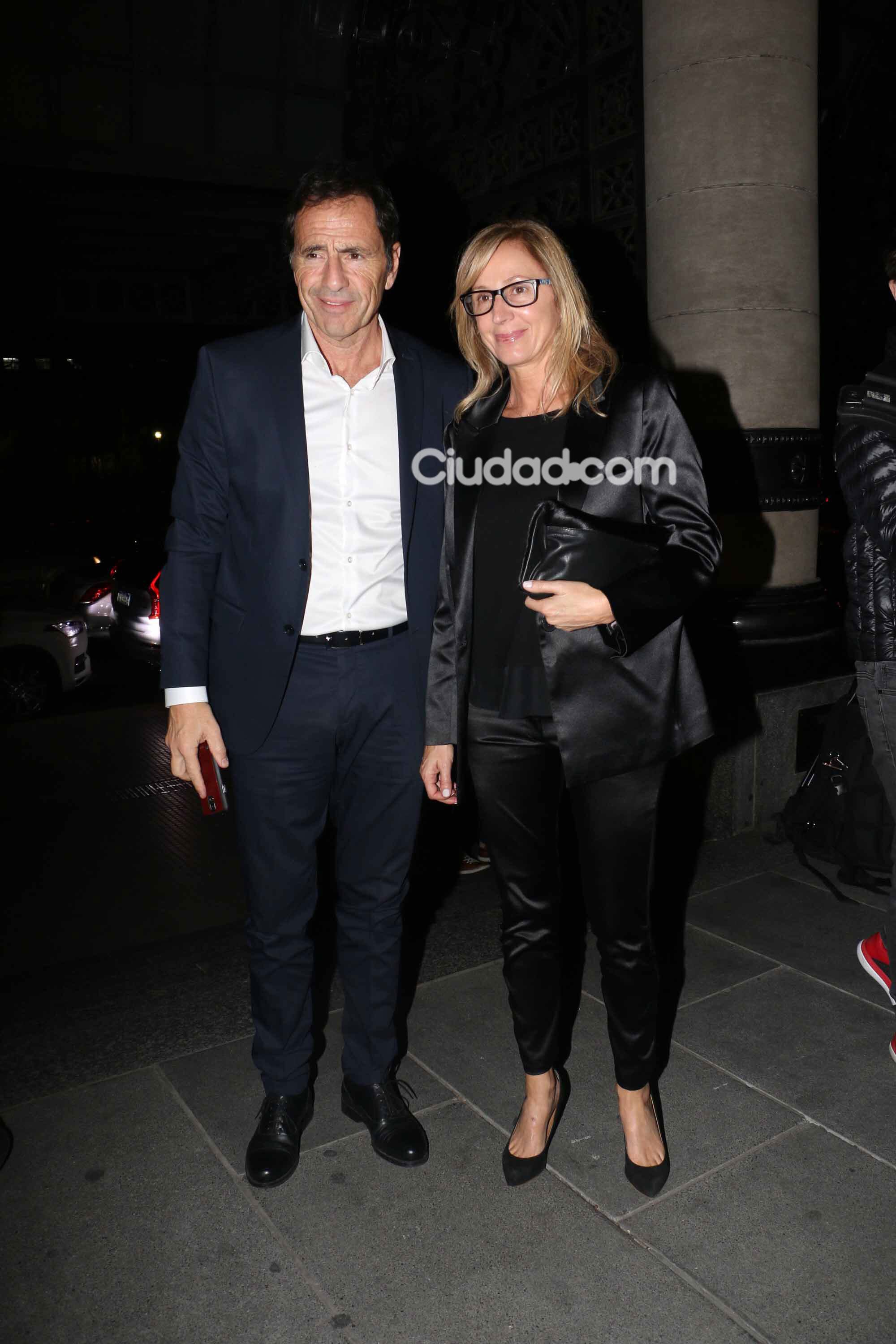 Los famosos fueron a ver a Al Pacino al Teatro Colón (Foto: Movilpress)