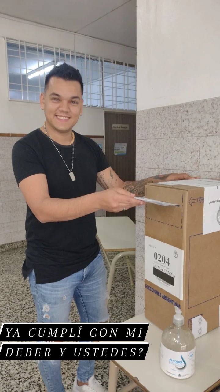 Los famosos mostraron cómo votaron en las PASO