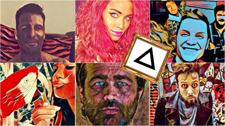 Los famosos se divierten con Prisma, la nueva app de moda. Foto: Instagram