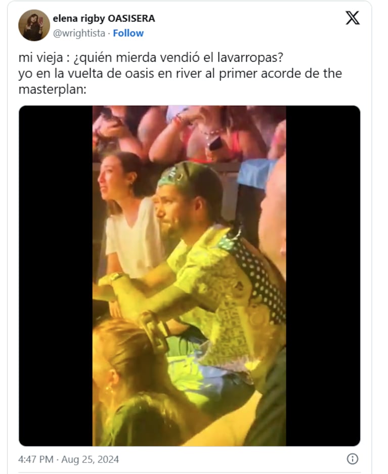 Los fanáticos celebraron en X (Twitter) el regreso de Oasis.