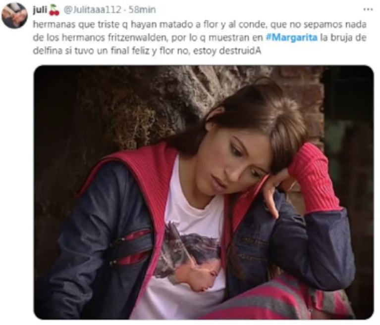 Los fans de Floricienta indignados porque no hubo un guiño a la historia en el debut de Margarita.