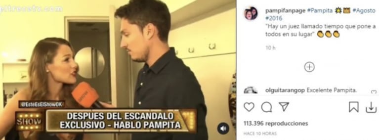 Los fans de Pampita sacaron a relucir una picante nota tras su polémica con China Suárez: "Hay un juez llamado tiempo que pone a todos en su lugar" 