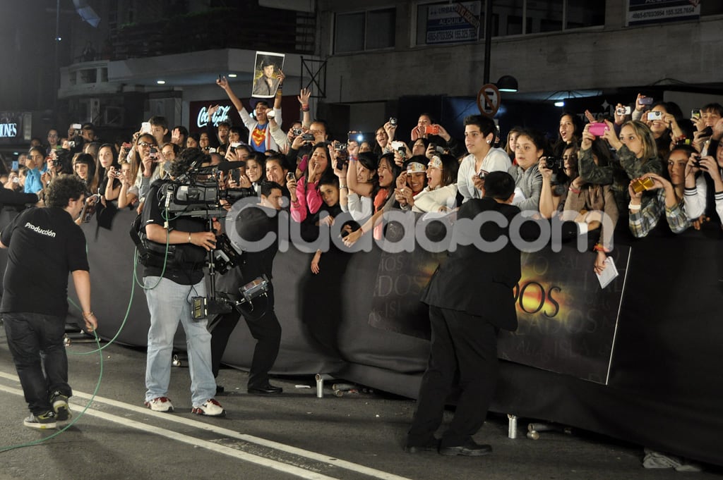 Los fans pudieron ver de cerca a sus ídolos (Foto: Jennifer Rubio). 