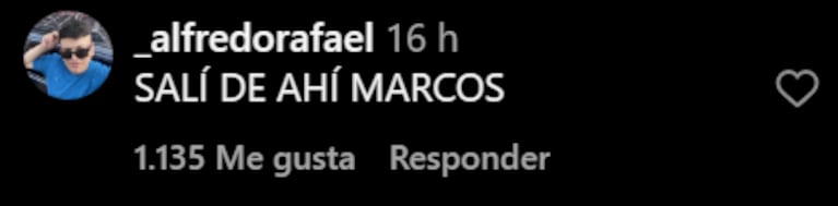 Los fuertes comentarios en el clip de China y Marcos.