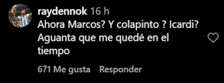 Los fuertes comentarios en el clip de China y Marcos.