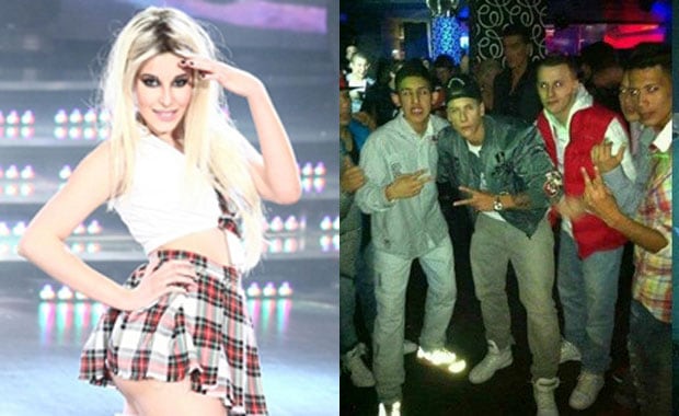 Los hermanitos Caniggia están a full con Los Wachiturros (Foto: Web). 