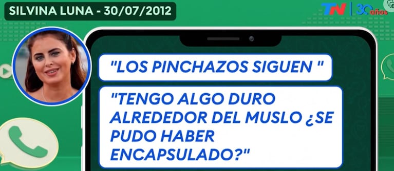 Los impactantes chats de Silvina Luna con Aníbal Lotocki cuando comenzaron sus problemas de salud