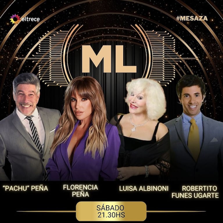 Los invitados de Mirtha Legrand del sábado 13 de julio de 2024 (Foto: Instagram)