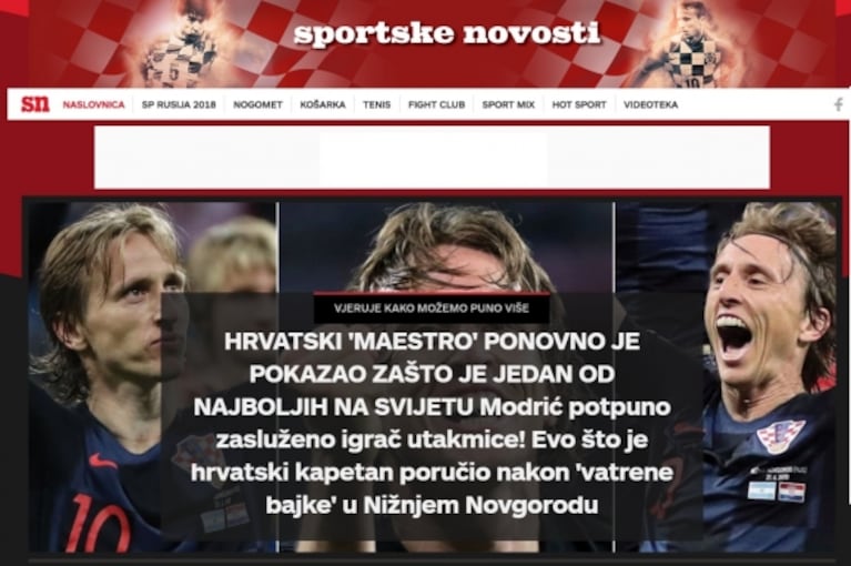 Los irónicos titulares de los diarios de Croacia tras ganarle a Argentina por 3 a 0: "¡Adiós, Leo Messi!"