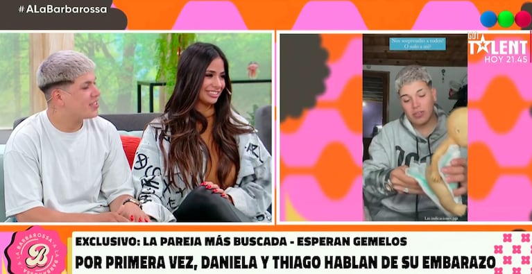 Los llamativos nombres que Daniela Celis y Thiago Medina barajan para sus gemelos