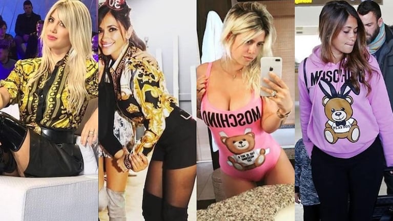 Los looks idénticos de Antonela Roccuzzo y Wanda Nara: ¡¿Tas igual?!