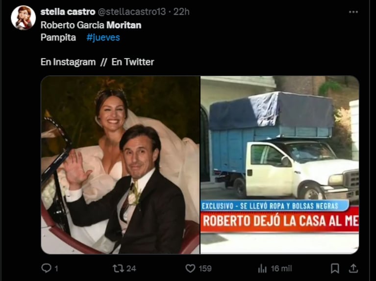 Los mejores memes de la separación de Pampita y Moritán