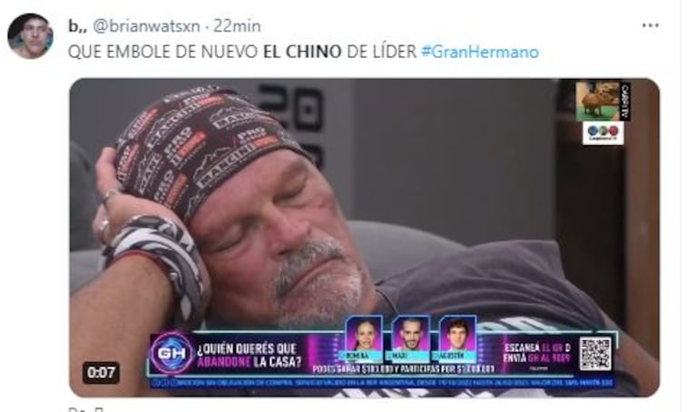 Los mejores memes de Martín Ku como líder de Gran Hermano por tercera vez (Foto: Twitter / X)