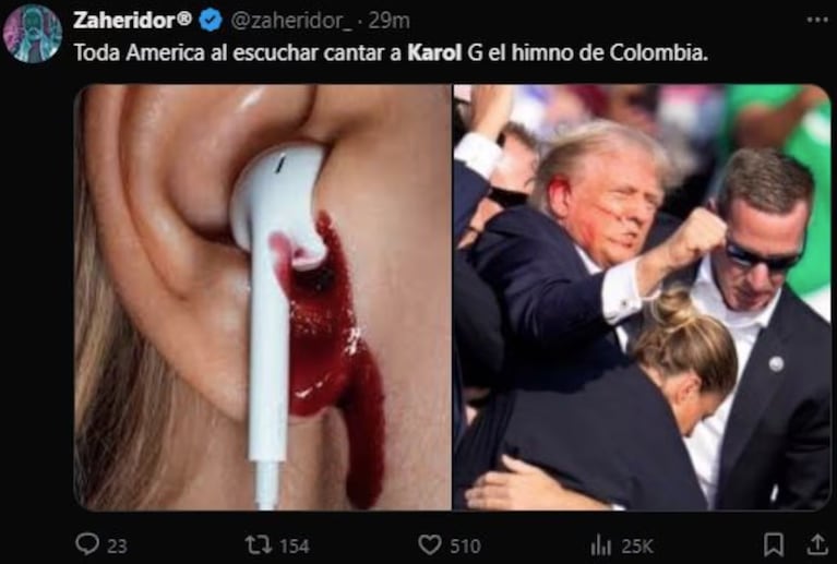 Los mejores memes del show de Karol G en la Copa América.