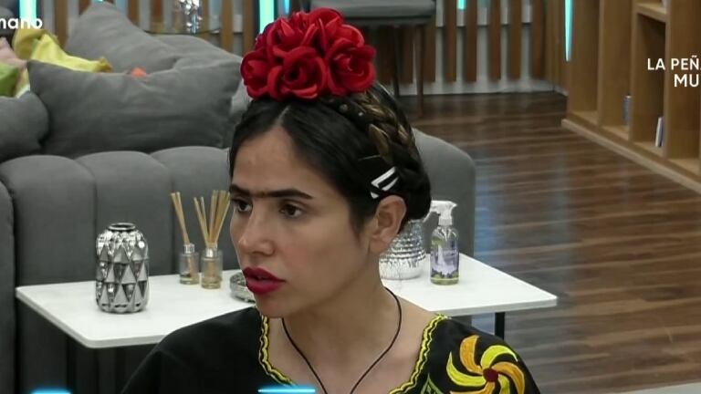 Los mejores memes por el look de Romina al estilo Frida Kahlo en la fiesta mexicana de Gran Hermano 2022 (Foto: Captura)