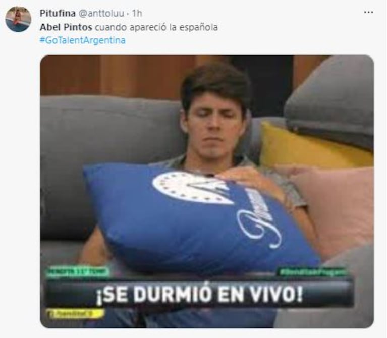 Los memes de Abel Pintos en Got Talent Argentina (Fotos: Twitter)